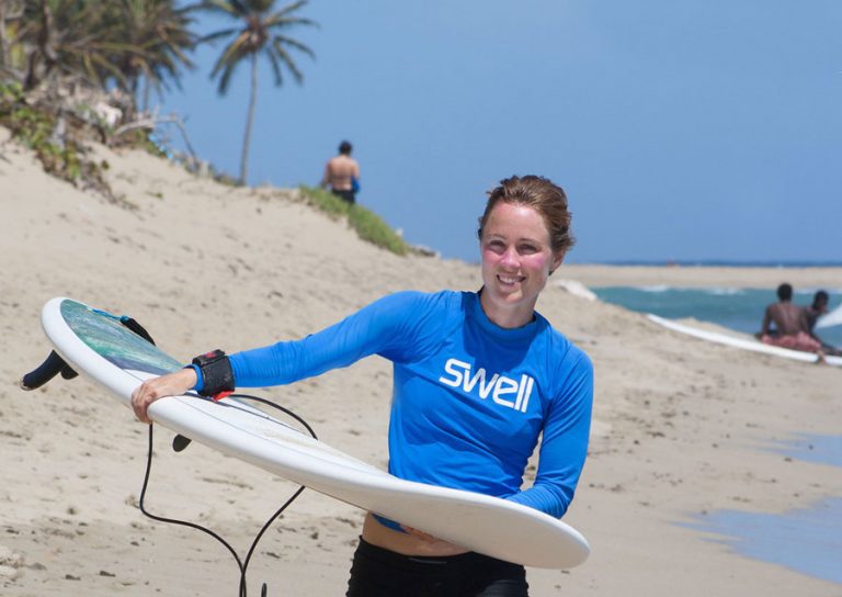 BEGINNER SURF DESTINATIONS Swell Surf Camp amazing Caribbean Surf