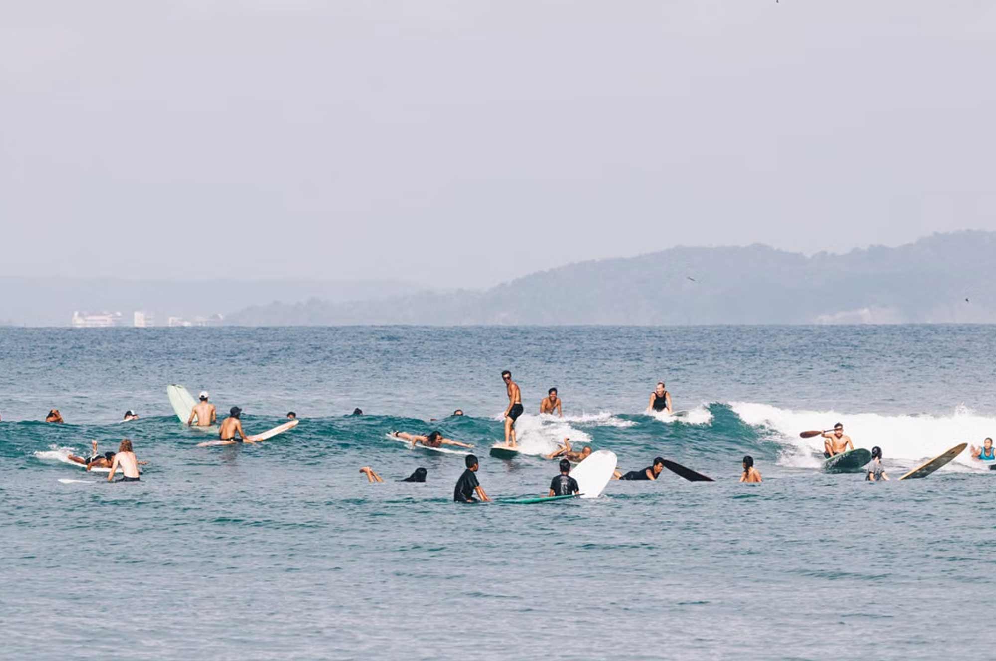 beginner surfing in costa rica