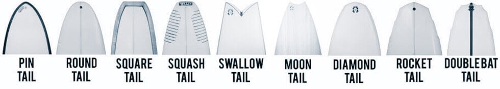Surfboard Tails