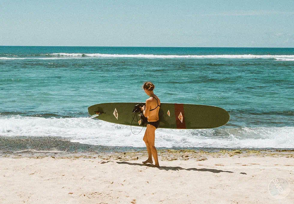 Longboard Surfer