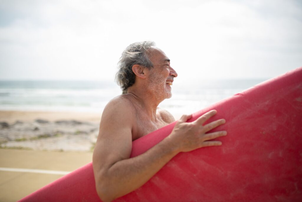 learning to surf at 40, 50 or 60