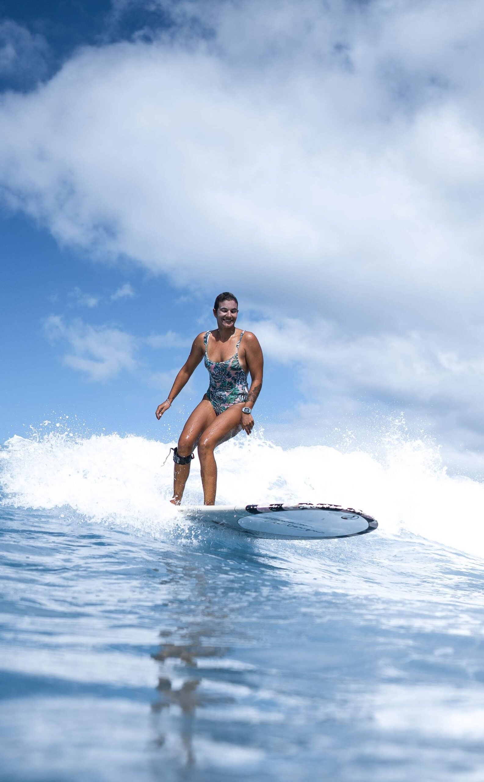 Surfing the warm water in Cabarete
